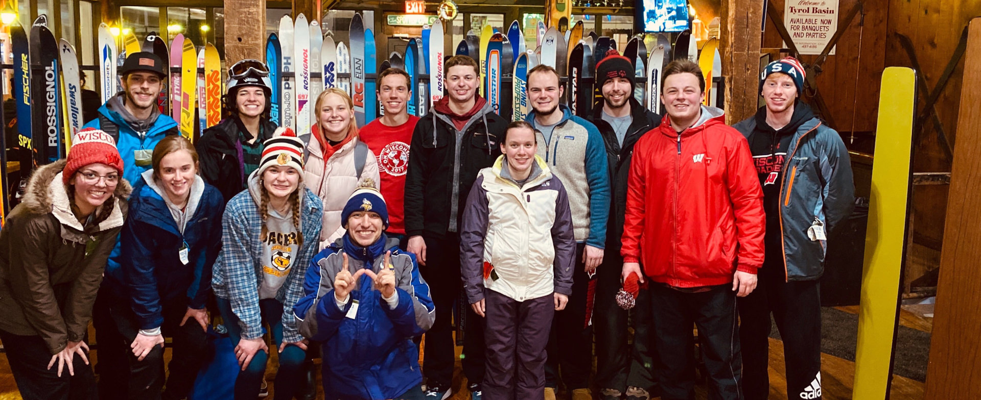 Ski trip group photo