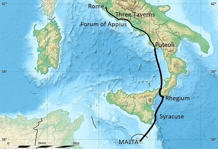 Malta to Rome
